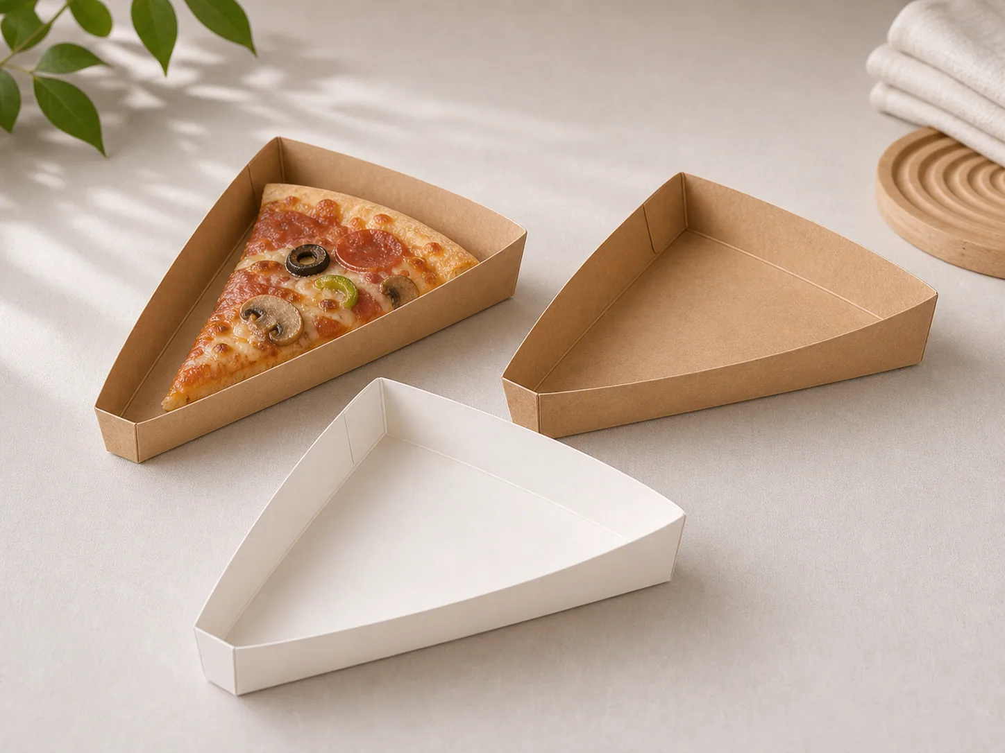 Pizzaschalen aus Karton